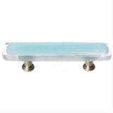 Sietto P-702-SN Reflective Light Aqua Pull Satin Nickel
