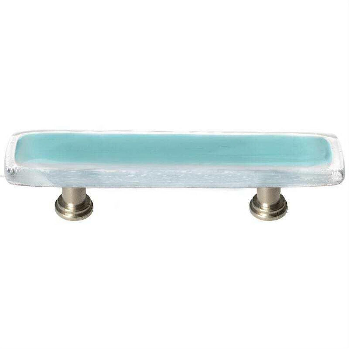 Sietto P-708-SN Reflective Aqua Pull Satin Nickel