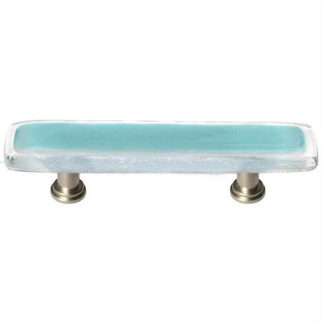 Sietto P-708-SN Reflective Aqua Pull Satin Nickel