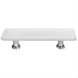 Sietto P-800-PC Reed White Pull Polished Chrome