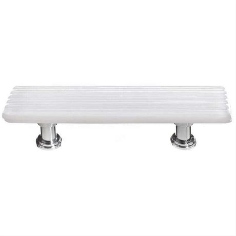 Sietto P-800-PC Reed White Pull Polished Chrome