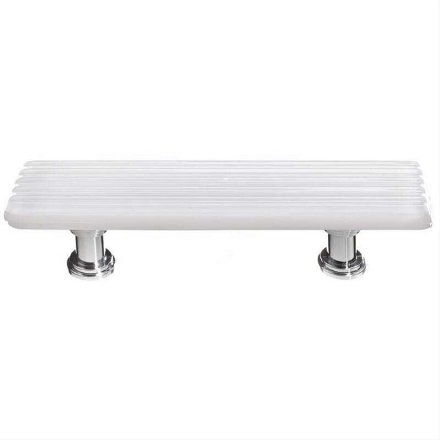 Sietto P-800-PC Reed White Pull Polished Chrome