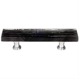 Sietto P-802-PC Reed Black Pull Polished Chrome