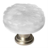 Sietto R-204-SN Glacier Blue-Grey Round Knob Satin Nickel