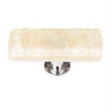 Sietto SLK-222-PC Skinny Glacier Pale Yellow Long Knob Polished Chrome