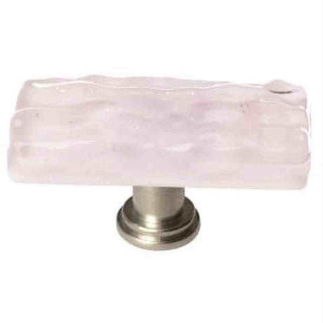 Sietto SLK-228-SN Skinny Glacier Rose Long Knob Satin Nickel