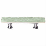 Sietto SP-201-PC Skinny Glacier Spruce Green Pull Polished Chrome