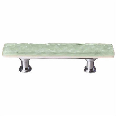 Sietto SP-201-PC Skinny Glacier Spruce Green Pull Polished Chrome