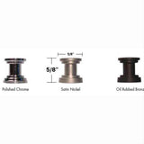 Sietto SP-212-ORB Skinny Glacier White Pull Oil Rubbed Bronze