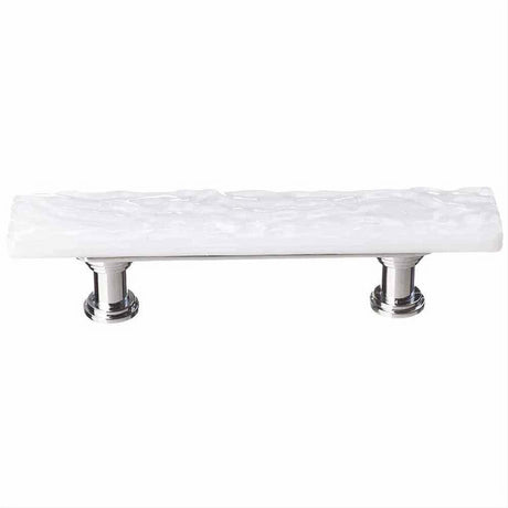Sietto SP-212-PC Skinny Glacier White Pull Polished Chrome