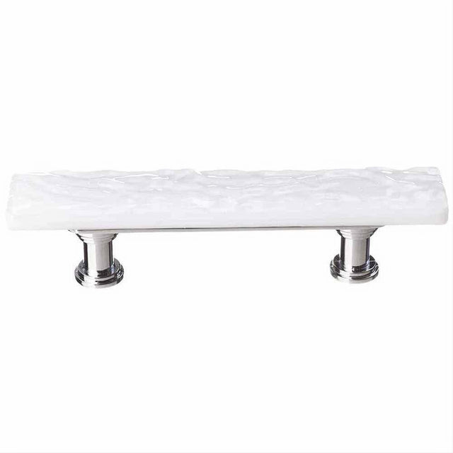 Sietto SP-212-PC Skinny Glacier White Pull Polished Chrome