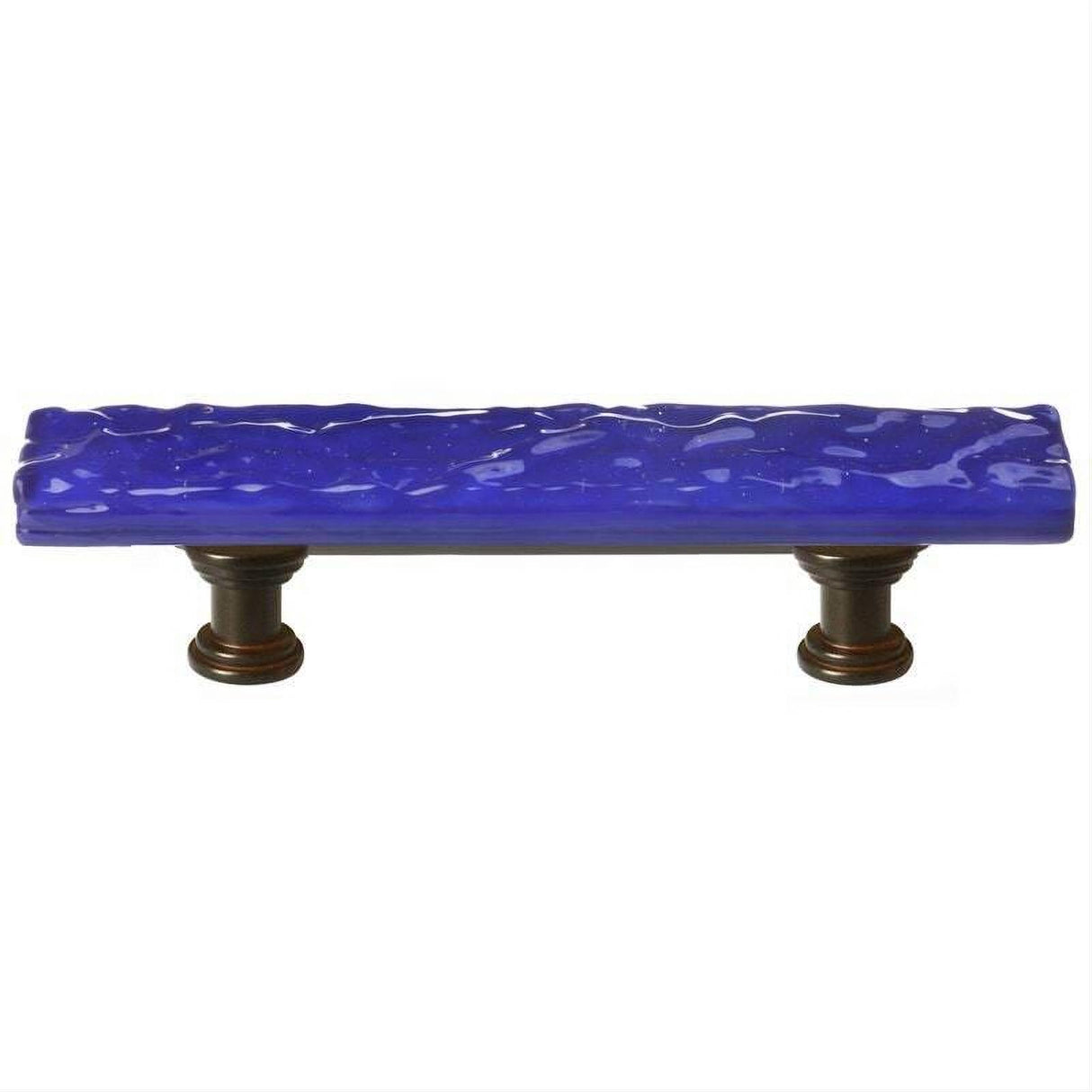 Sietto SP-221-ORB Skinny Glacier Deep Cobalt Blue Pull Oil Rubbed Bronze