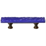 Sietto SP-221-ORB Skinny Glacier Deep Cobalt Blue Pull Oil Rubbed Bronze