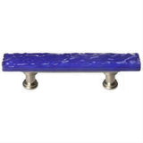 Sietto SP-221-SN Skinny Glacier Deep Cobalt Blue Pull Satin Nickel