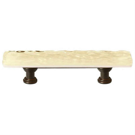 Sietto SP-222-ORB Skinny Glacier Pale Yellow Pull Oil Rubbed Bronze