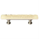 Sietto SP-222-SN Skinny Glacier Pale Yellow Pull Satin Nickel