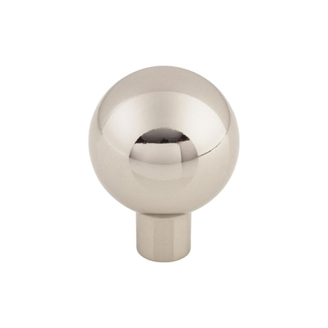 Top Knobs TK762PN Brookline 1 1/8" Diameter Round Knob Polished Nickel