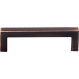 Top Knobs M1834 Square Bar 3 3/4" Center to Center Bar Pull Tuscan Bronze