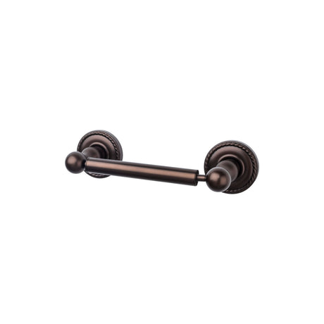 Top Knobs ED3ORBF TOP BATH (R) Edwardian Bath Wall Mounted Toilet Paper Holder Oil Rubbed Bronze