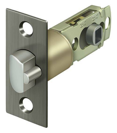 Deltana SLE23875U15A SLE23875 2-1/4" x 1" Entry Door Latch Antique Nickel