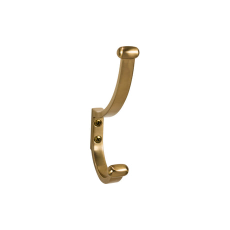 Top Knobs TK1066HB Hillmont 6 1/8" Wall Hooks Honey Bronze