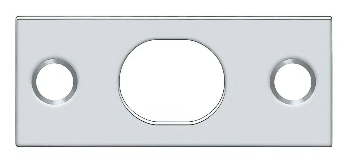 Deltana SP12EFB26 chrome strike plate
