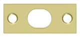 Deltana SP12EFB3 polished brass strike plate
