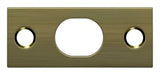 Deltana SP12EFB5 antique brass strike plate