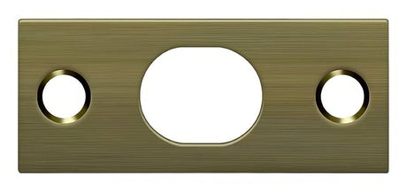 Deltana SP12EFB5 antique brass strike plate