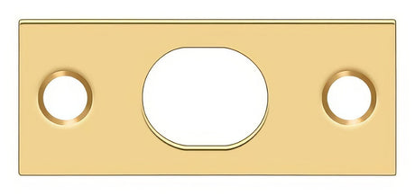 Deltana SP12EFBCR003 lifetime polished brass strike plate