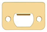 Deltana SP225CR003 lifetime polished brass strike plate