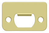 Deltana SP225U3 polished brass strike plate