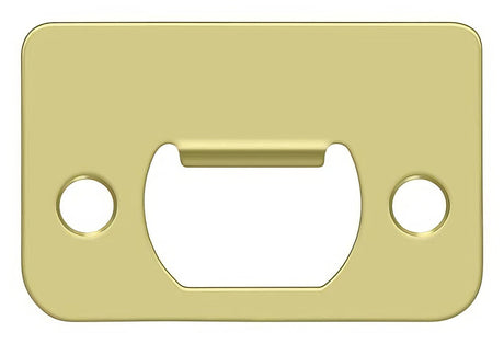 Deltana SP225U3 polished brass strike plate