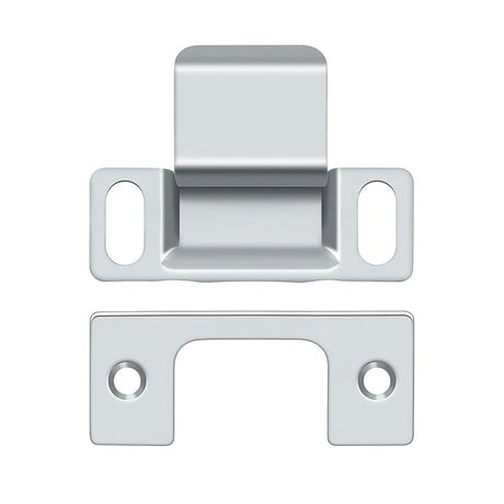 Deltana SP2751U26 chrome dust cup strike plate