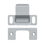 Deltana SP2751U26D satin chrome dust cup strike plate