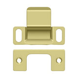 Deltana SP2751U3 polished brass dust cup strike plate