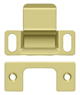 Deltana SP2751U3 dust cup strike plate in satin stainless, additional view