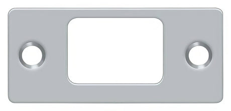 Deltana SP2753U26D deadbolt strike plate in satin stainless, additional view