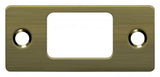Deltana SP2753U5 antique brass deadbolt strike plate