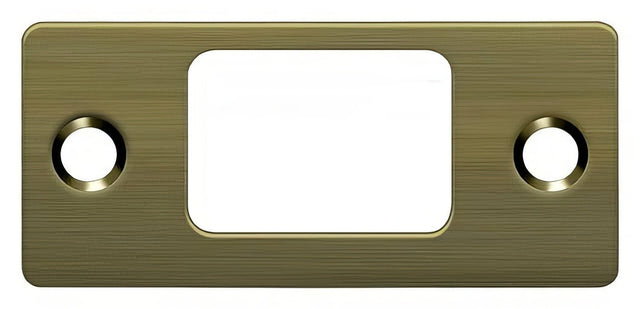 Deltana SP2753U5 antique brass deadbolt strike plate