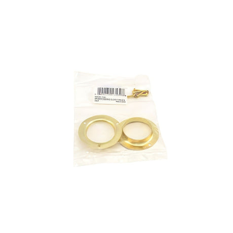 Ives SP585F3 bright brass closet pole socket