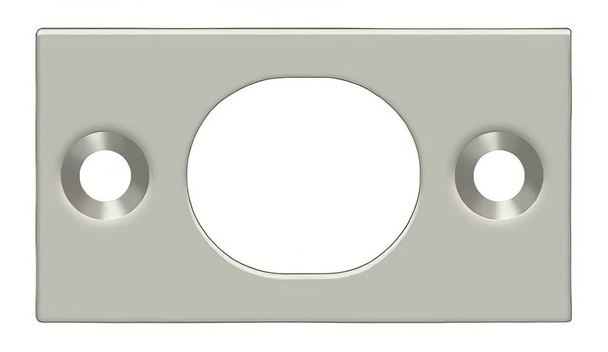Deltana SP6FBU15 satin nickel strike plate