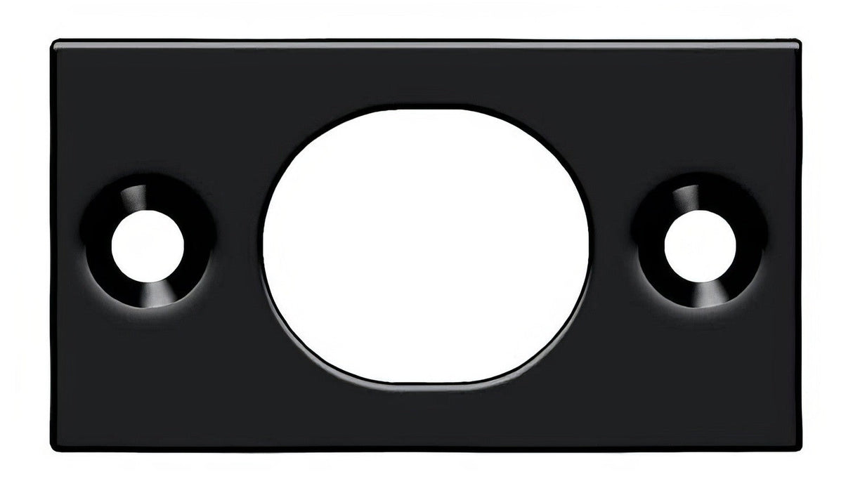 Deltana SP6FBU19 paint black strike plate