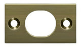 Deltana SP6FBU5 antique brass strike plate