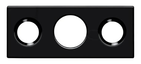 Deltana SP7FBR19 paint black strike plate