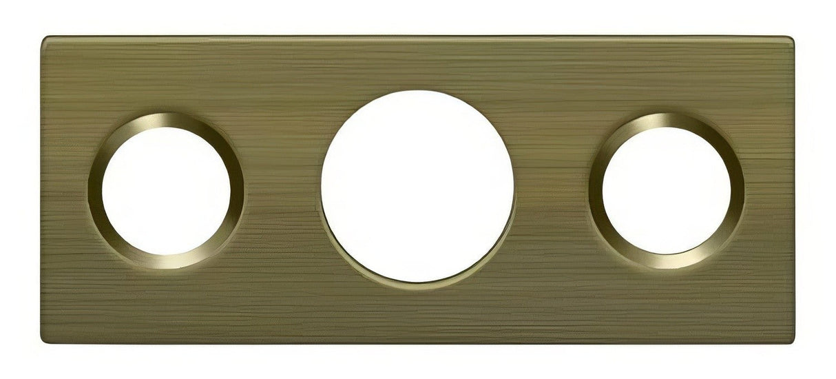 Deltana SP7FBR5 antique brass strike plate