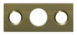 Deltana SP7FBR5 antique brass strike plate