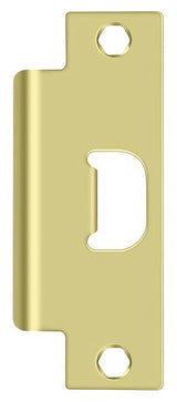 Deltana SPAN478U3 polished brass strike plate