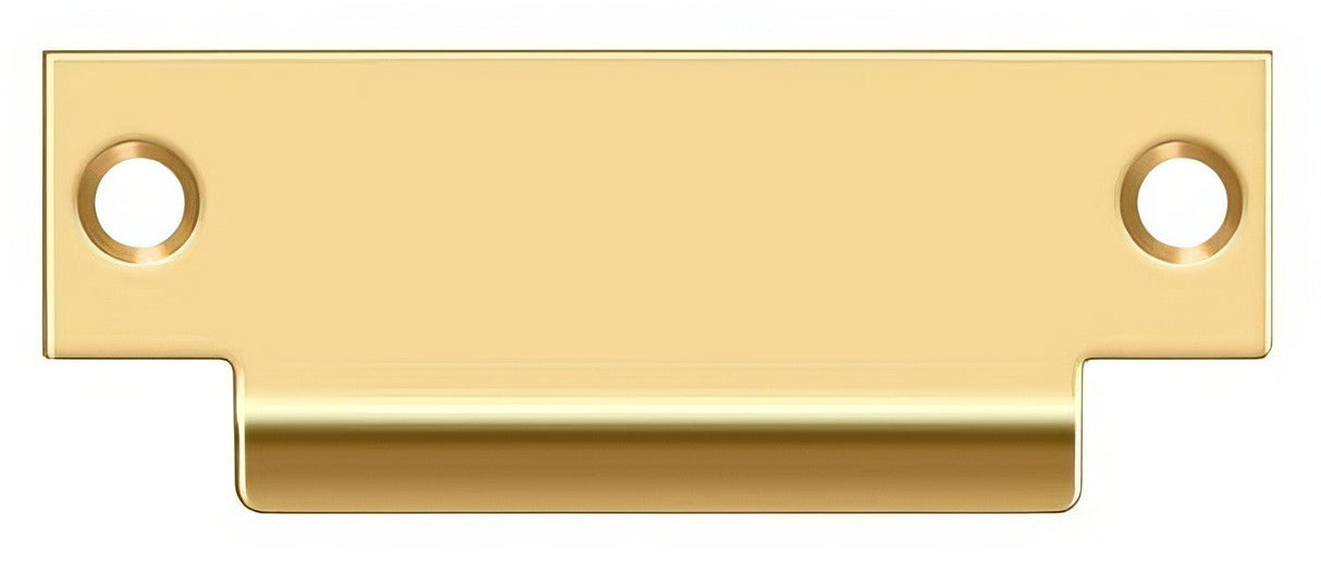 Deltana SPBDB478CR003 lifetime polished brass t strike plate