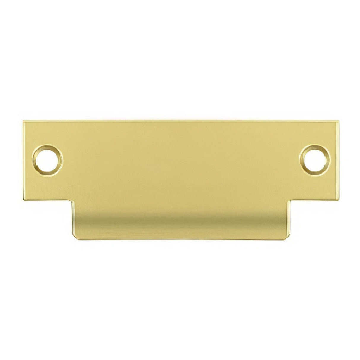Deltana SPBDB478U3 polished brass t strike plate